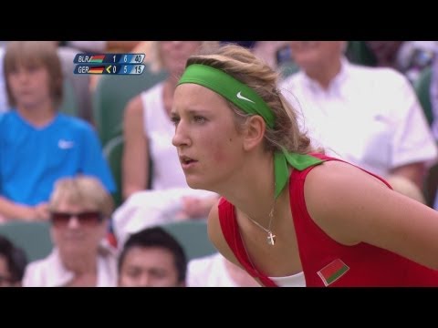 Azarenka  (BLR) v Kerber (GER) Women's Tennis Quarter-Final Replay - London 2012 Olympics