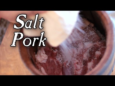 Preparing Salt Pork - 18th Century Cooking