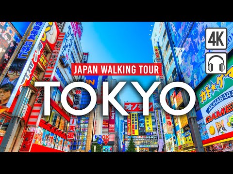 Tokyo, Japan 4K Walking Tour - Captions &amp; Immersive Sound [4K Ultra HD/60fps]