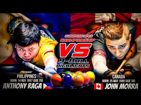 Anton Raga vs. John Morra | European 9-ball Open Championship HIGHLIGHTS | Pinoy Commentary