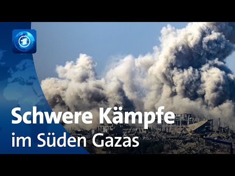 Nahost: Schwere K&auml;mpfe im S&uuml;den Gazas