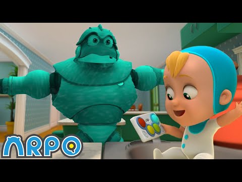 Dancing Robot TOY!! | Baby Daniel and ARPO The Robot | Funny Cartoons for Kids