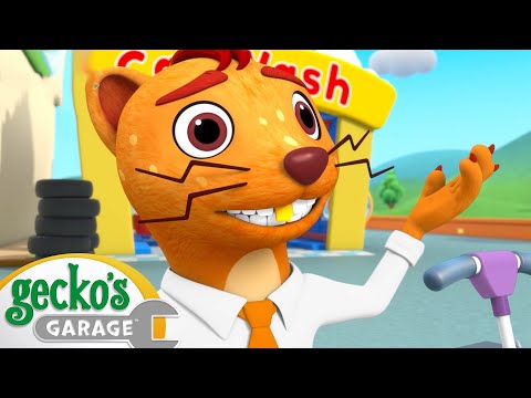 Gecko's Garage - Bumper Boo Boo Battle! | Kids Fun &amp;amp; Educational Cartoons | Moonbug Play and Learn