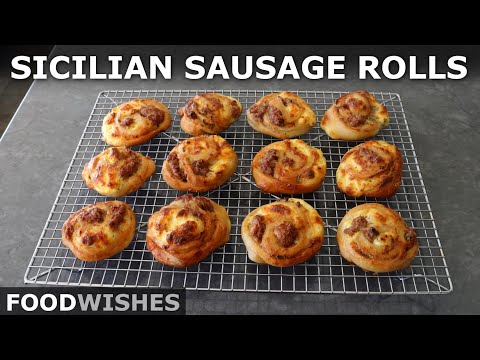 Sicilian Sausage Rolls (Tomasini) | Food Wishes