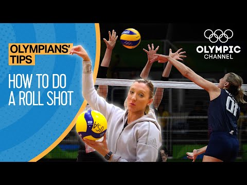 How to improve your Roll Shot in Volleyball ft. Jordan Larson | Olympians' Tips