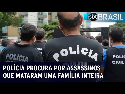 Pol&iacute;cia procura por assassinos que mataram uma fam&iacute;lia inteira | SBT Brasil (02/01/24)