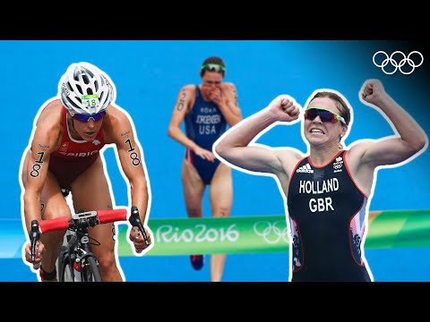 🥇Jorgensen 🥈Spirig 🥉Holland - Women's Triathlon at Rio 2016!