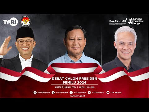 Siaran Nasional | Debat Ketiga Calon Presiden PEMILU 2024 , 7 Januari 2024