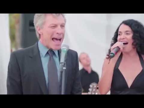 Jon Bon Jovi Sings at a Wedding with Lourdes Valentin