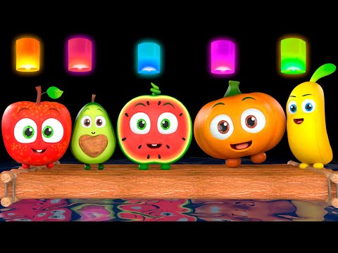 Magic Lanterns Calming Music Compilation - Baby Sensory Funky Fruits, Fun Animation and Dance!