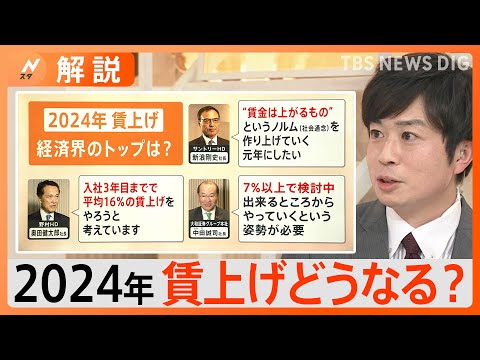 経済3団体の新年会、2024年の日本経済は？&nbsp;賃上げどうなる？【Nスタ解説】｜TBS&nbsp;NEWS&nbsp;DIG