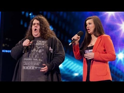 Opera duo Charlotte &amp; Jonathan - Britain's Got Talent 2012 audition - UK version