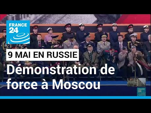 C&eacute;r&eacute;monies du 9 mai en Russie : d&eacute;monstration de force &agrave; Moscou en pr&eacute;sence de V. Poutine