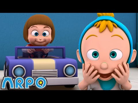 Baby Daniel Goes RACING!!! | Baby Daniel and ARPO The Robot | Funny Cartoons for Kids