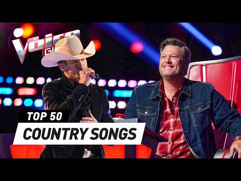 1,5 HOURS of COUNTRY MUSIC on The Voice!