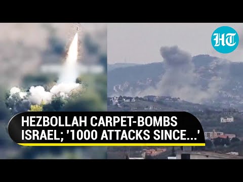 '1000 Strikes...': Hezbollah Jolts Israeli Settlements In ATGM Attacks | Watch