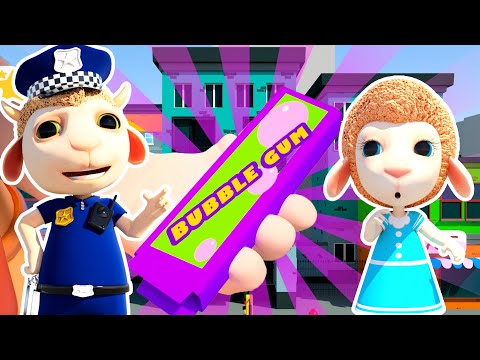 Girls Litter in the Street | The Policeman Stuck to the Gum | Police Chase