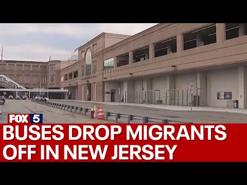 NYC migrant crisis: Buses drop migrants off in New Jersey