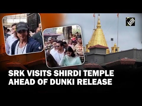 After Vaishno Devi, SRK visits Shirdi Temple to seek blessings ahead of Dunki release