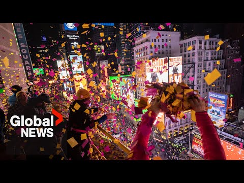 New Year&rsquo;s 2024: New York City celebrates with iconic ball drop at Times Square