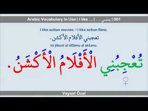 Arabic Vocabulary In Use | I like ... | (... يُعْجِبُنِي) | 001