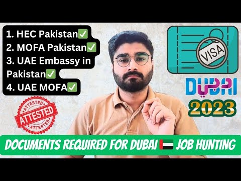 Documents Required for Dubai Job Hunting | Degree Attestation Process