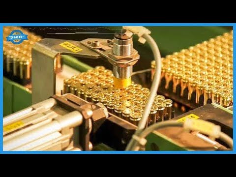 Incredible Production Process of Bullets and Powerful Weapon USA. Nuclear Equipments Manufacturing