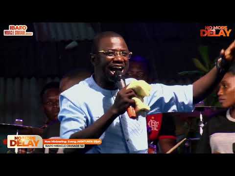 Minister Akintunde Elijah Ministering at No More Delay Crusade, Ibafo (DAY 1)