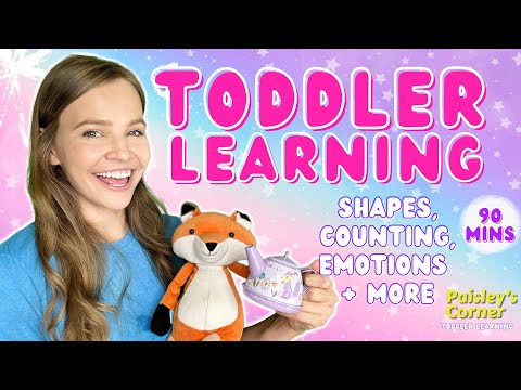 Toddler Learning - Learn Shapes, Counting, &amp; Emotions | Best Learning Videos For Toddlers | For Kids