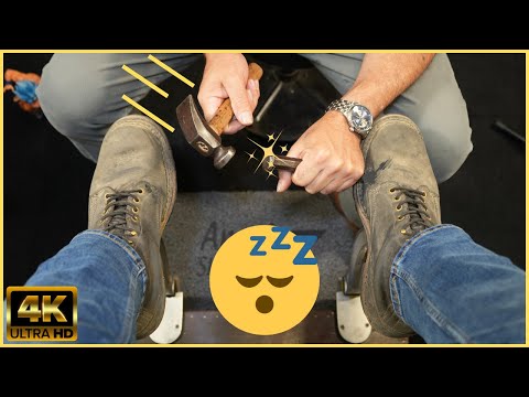 DRIED OUT! Boot Restoration | Angelo Shoe Shine ASMR