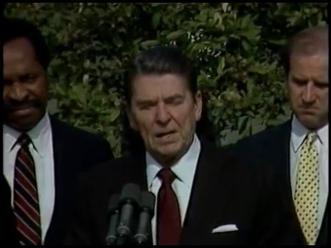 President Reagan's remarks at the Martin Luther King Jr. Holiday Signing, November 2, 1983