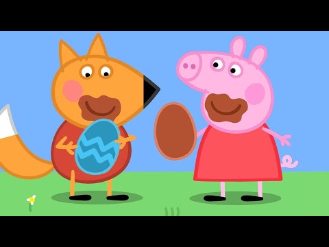 Kids Videos 4K | Chocolate Egg Hunt | 1 HOUR Easter Special  Peppa Pig Official | New Peppa Pig