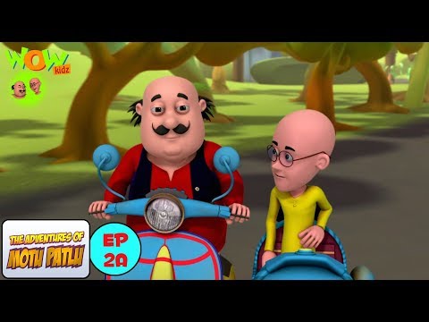 Motu Patlu Cartoons In Hindi | Animated cartoon | Scooter race | Wow Kidz