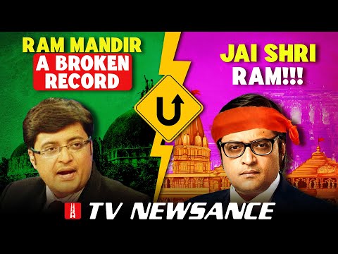 Godi media&rsquo;s u-turn on Ram Mandir | Hypocrisy Ki Seema? TV Newsance 239