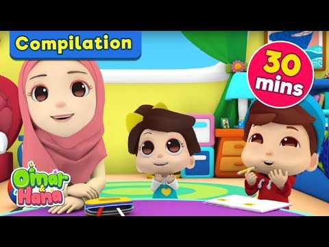 Compilation 30 MINUTES Alif Ba Ta | Nasheed for Kids | Omar &amp; Hana