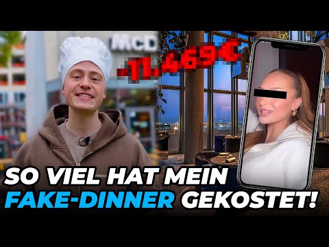 So reagieren die Influencer auf mein Fake-Dinner 😳