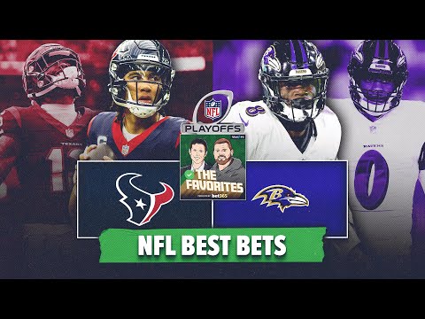 Houston Texans vs Baltimore Ravens Best Bets | NFL Playoffs Betting Picks | The Favorites Podcast