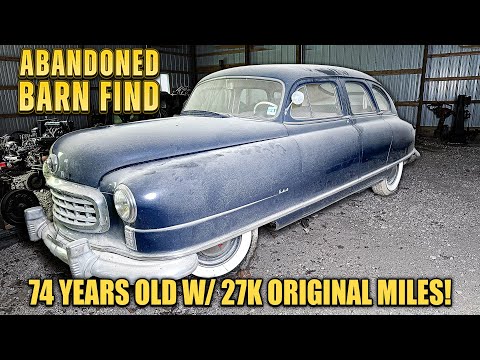 74 Years Old ABANDONED Barn Find Nash w/ 27k Original Miles! First Wash &amp; Drive in Years!