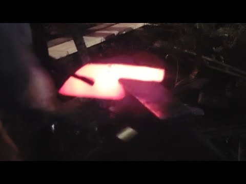 Forging a Serbian Chef's Knife part 3