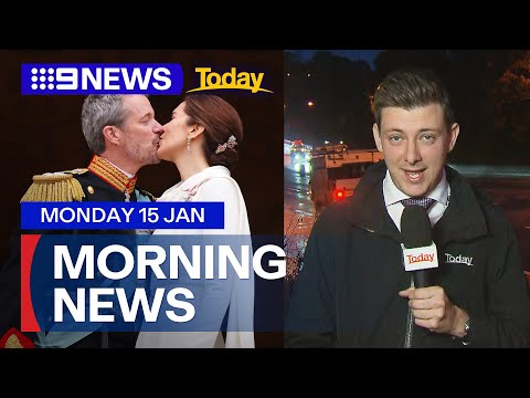 Denmark&rsquo;s new King and Queen; Sydney hit with severe storms | 9 News Australia