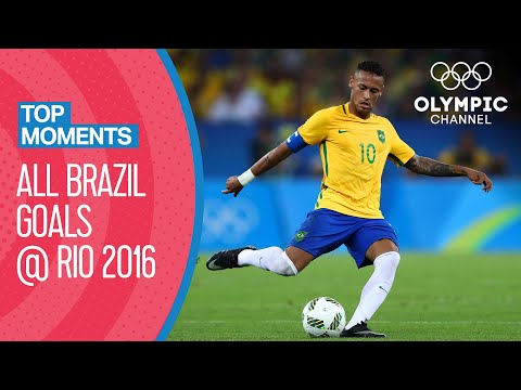 Every Brazil men's football goal at Rio 2016 | Top Moments