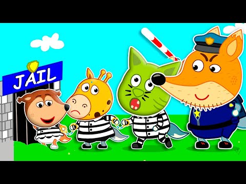 No no, Don't play tricks with Police Patrol | Fox Family Playing Professions Cartoon for kids 