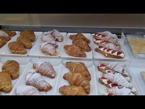 At the bakery shop in Barcelona