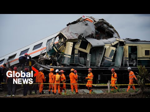 Head-on train collision in Indonesia kills at least 4