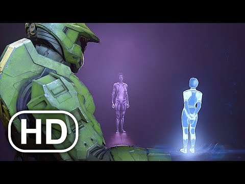 Awkward Master Chief &amp; New Cortana Meet Old Cortana Scene - Halo Infinite