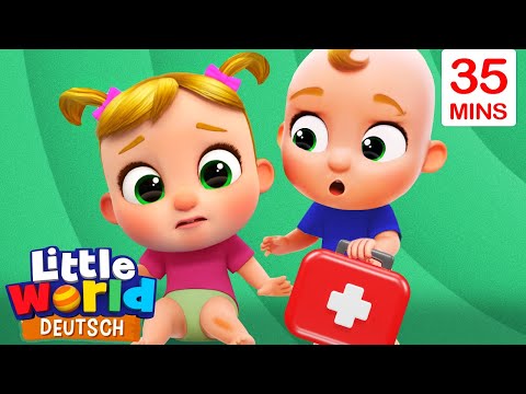 Nina hat ein Aua! | Heile heile Segen | Kinderlieder f&uuml;r Kleinkinder | Little World Deutsch