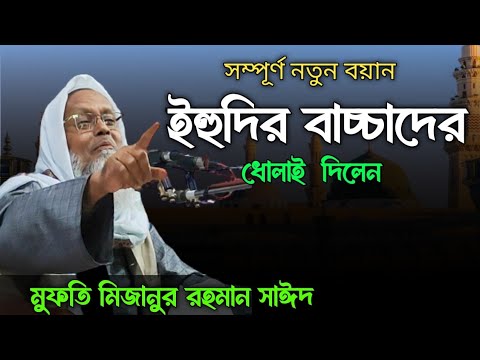 ইসরাইলের বাচ্চাদের দোলাই দিলেন মুফতি মিজানুর রহমান সাঈদ  