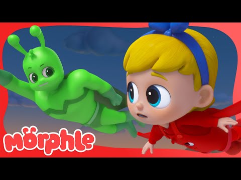 Morphle vs Orphle Flying Superhero Race | Mila &amp; Morphle Stories and Adventures | Moonbug Kids