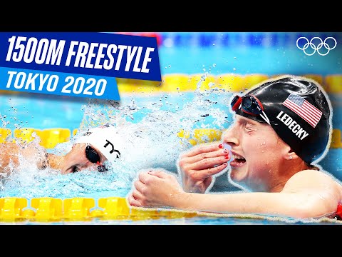 Incredibly exciting women's 1500m final! 🏊🏼&zwj;♀️ | Tokyo 2020