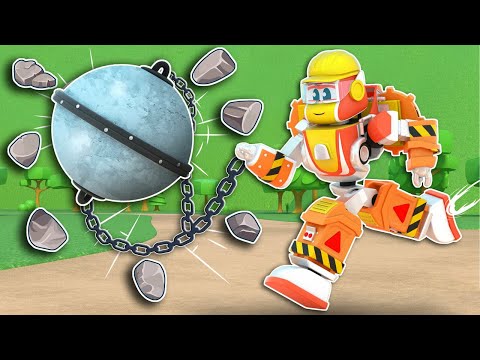 ROBOT CARS and the WRECKING BALL!